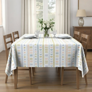 Skandinavier Folk Art Muster Tableclout Tischdecke