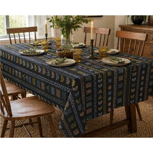 Skandinavier Folk Art Muster Tableclout Tischdecke