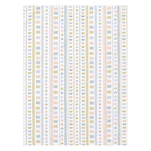 Skandinavier Folk Art Muster Tableclout Tischdecke (Vorderseite)