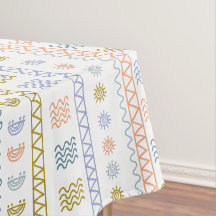 Skandinavier Folk Art Muster Tableclout