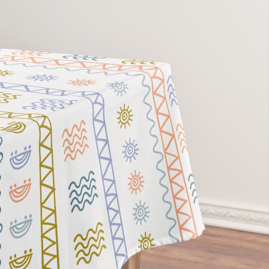 Skandinavier Folk Art Muster Tableclout Tischdecke (Beispiel)