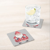 Skandinavier Folk Santa Claus Rechteckiger Pappuntersetzer (Vor Ort)