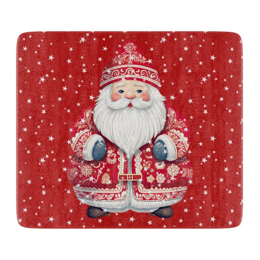Skandinavier Folk Santa Claus Schneidebrett (Vorderseite)