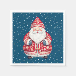 Skandinavier Folk Santa Claus Serviette