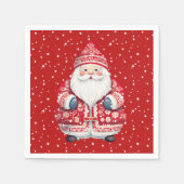 Skandinavier Folk Santa Claus Serviette (Vorderseite)