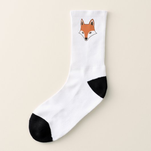 Skandinavier Fox Head Cartoons Socken (Links - Außen)