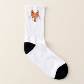 Skandinavier Fox Head Cartoons Socken (Links - Innen)