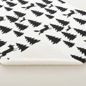 Skandinavier Fox Rabbit Schwarzer Weihnachtsbaum Sherpadecke (3/4)