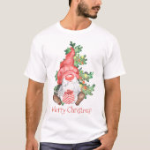 Skandinavier frohe Weihnachts Spaß T-Shirt (Vorderseite)