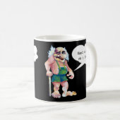 Skandinavier Funny Looking Liebe Troll Kaffeetasse (VorderseiteRechts)