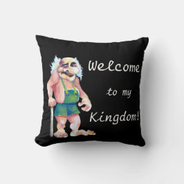 Skandinavier Funny Looking Willkommen Troll Kissen