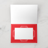 Skandinavier glücklicher Urlaub Jahr Rot (Innen Mitte)