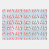 Skandinavier Gnome für Weihnachten Geschenkpapier Set (Vorderseite 3)