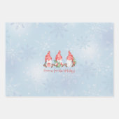 Skandinavier Gnome für Weihnachten Geschenkpapier Set (Vorderseite 2)