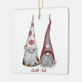 Skandinavier Gnomes Keramikornament (Links)