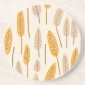 Skandinavier Herbstleaf Stone Untersetzer (Vorne)