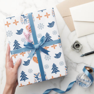 Skandinavier Hirschwein Geschenkpapier