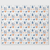 Skandinavier Hirschwein Geschenkpapier (Flach)