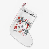 Skandinavier inspiriert Tier- und Vogelarten Kleiner Weihnachtsstrumpf (Vorderansicht (hängend))