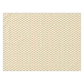 Skandinavier-inspiriertes orange Blumenmuster Tischdecke (Vorderseite (Horizontal))