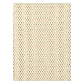 Skandinavier-inspiriertes orange Blumenmuster Tischdecke (Vorderseite)