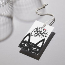 Skandinavier Let's Cuddle Black Cat Design