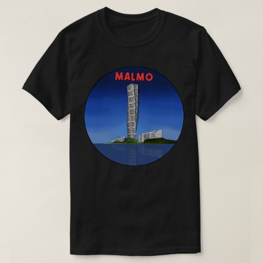 Skandinavier Malmo Schweden T-Shirt (Design vorne)