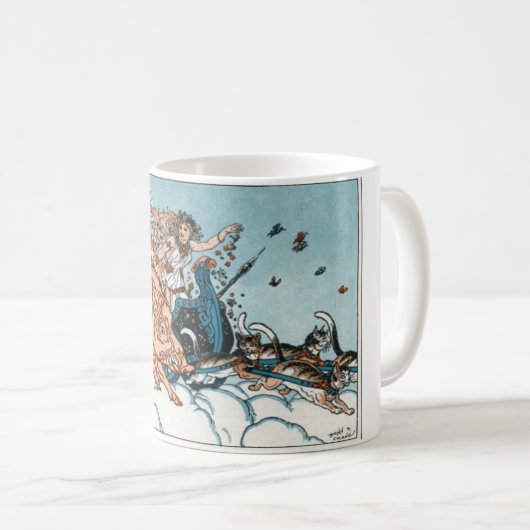 Skandinavier-Mythologie - Frey und Freya Kaffeetasse (VorderseiteRechts)