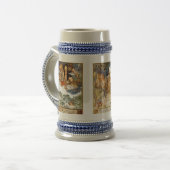 Skandinavier-Mythologie - Szenen von Thor Stein Bierglas (Vorderseite Links)