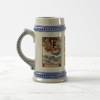Skandinavier-Mythologie - Szenen von Thor Stein Bierglas