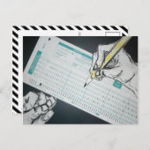 Skandinavier Postkarte (Vorne/Hinten)