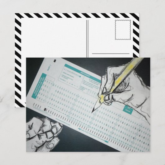 Skandinavier Postkarte (Vorne/Hinten)