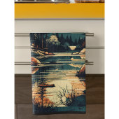 Skandinavier Retro Art Zuhause Geschirrtuch