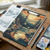 Skandinavier Retro Art Zuhause Klemmbrett