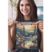 Skandinavier Retro Art Zuhause Klemmbrett