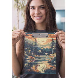 Skandinavier Retro Art Zuhause Klemmbrett