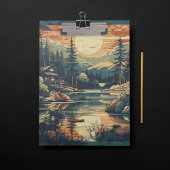 Skandinavier Retro Art Zuhause Klemmbrett