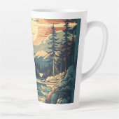 Skandinavier Retro Art Zuhause Milchtasse (Rechts)