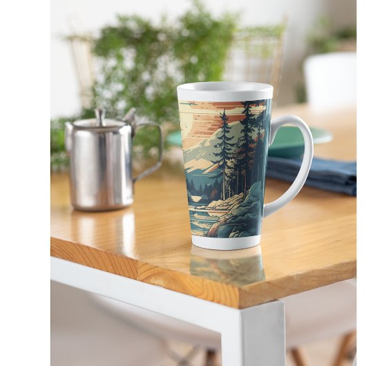 Skandinavier Retro Art Zuhause Milchtasse