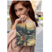 Skandinavier Retro Art Zuhause Mittlere Geschenktüte