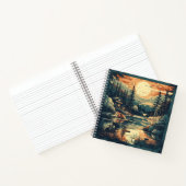 Skandinavier Retro Art Zuhause Notizblock (Innenseite)