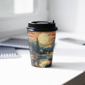 Skandinavier Retro Art Zuhause Pappbecher