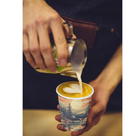 Skandinavier Retro Art Zuhause Pappbecher