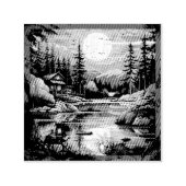 Skandinavier Retro Art Zuhause Permastempel (Design)