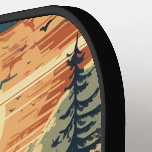 Skandinavier Retro Art Zuhause Pickleball Schläger (Linke Seite)