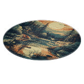 Skandinavier Retro Art Zuhause Schneidebrett (Ecke)