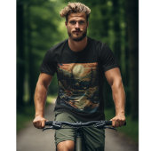 Skandinavier Retro Art Zuhause T-Shirt