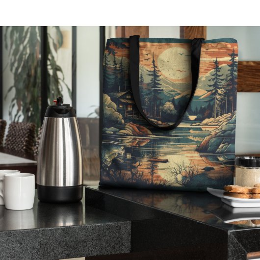 Skandinavier Retro Art Zuhause Tasche