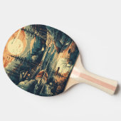 Skandinavier Retro Art Zuhause Tischtennis Schläger (Seitenansicht)