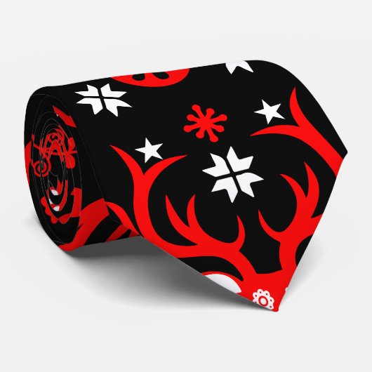 Skandinavier Rotweihirsch Krawatte (Gerollt)